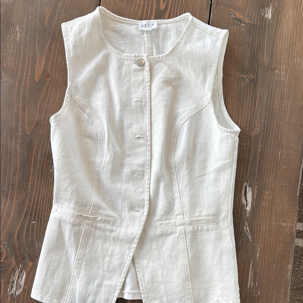 Bohme White denim Women's Top